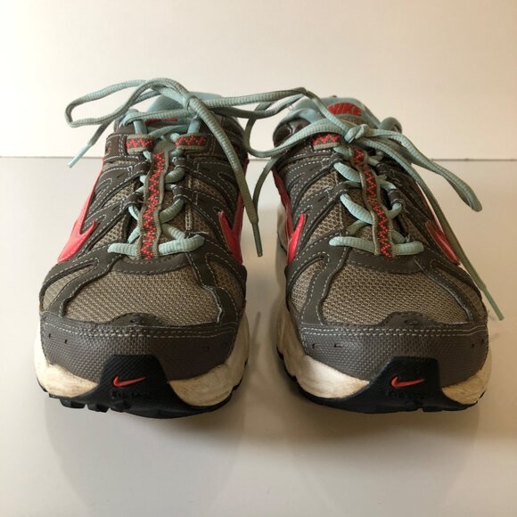 Nike Air Alvord 8 Womens Trail Running Shoes Sz 8.5 Brown Pink Blue Sneakers - Picture 2 of 9
